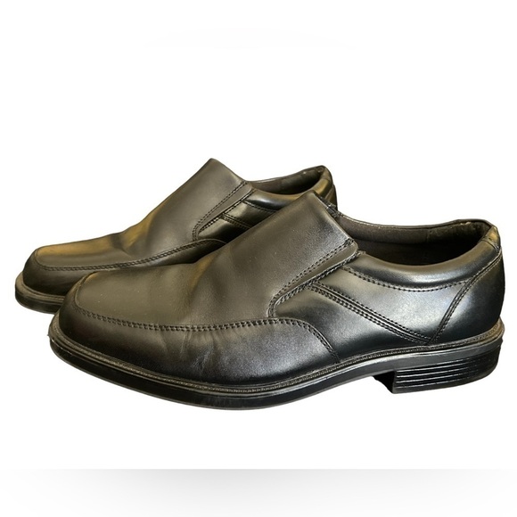 Dockers Men's Emptor Loafer Slip On Black Leather Size 10.5W - Picture 1 of 8